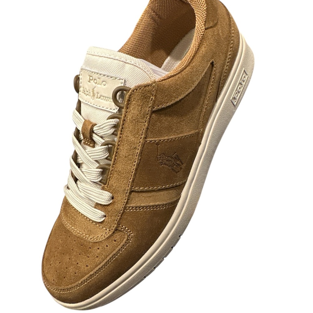 Custom Ralph Lauren Masters Court Suede Sneakers